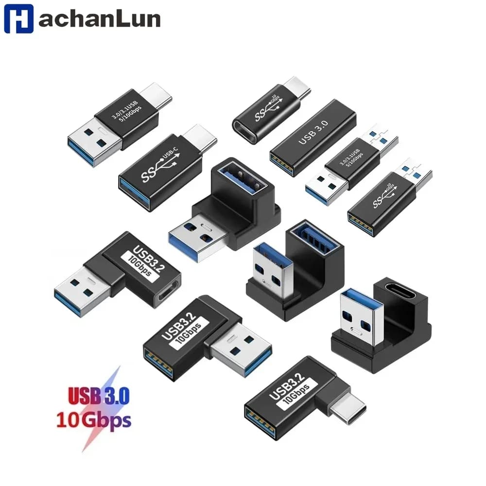 Universal USB 3.0 OTG Type C Adapter USB C Male to USB-A Male Female Converter for Macbook Huawei Xiaomi Samsung Ipad Connector