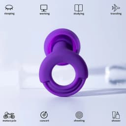 HUAK Soft Silicone Earplugs Noise Cancellation, Comfortable, Sleeping Earplugs Swimming Earplugs Silicone - Ear Tips In XS/S/M/L