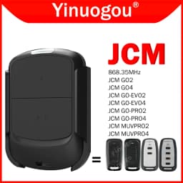 JCM GO GO2 GO4 GO-EVO2 GO-EVO4 GO-PRO2 GO-PRO4 MUVPRO2 MUVPRO4 Garage Door Remote Control Duplicator 868MHz Transmitter