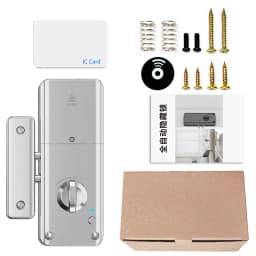 Tuya Bluetooth Electronic Smart Door Handle Lock Invisible Unlock App Pin RFID Card Temporary Guest Password M1 Gateway to Wifi