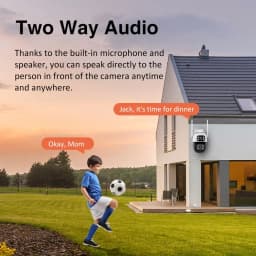 Vstarcam 5MP Dual Lens Wifi PTZ Camera Night Vision Smart Tracking Outdoor 5X Digital Zoom Surveillance Home Security Cameras