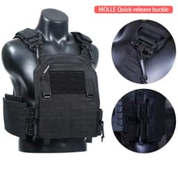 6094 Combat Vest 1000D High-Tensile Nylon Laser-Cut Webbing Rapid-Response for Hunting, Survival & Tactical Scenarios
