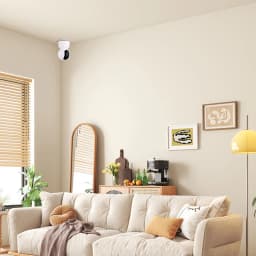 Suitable for Xiaomi Punching Hemispheric Mini Camera Hole Filler Downlight Mounting Bracket Ceiling Monitoring Pan/Tilt Hoisting Base Camera Hole Filler Bracket