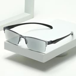 Anti Blue Ray Reading Glasses Smart Automatic Zoom Reading Glasses Autofocus Power Half-Rim Near Far Computer Glasses