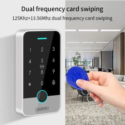 Waterproof Bluetooth Fingerprint Access Control RFID Touch Keyboard 13.56MHz Access Control System Supports Tuya App