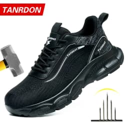 Men's Safety Shoes, anti Smash and anti Stab Work Shoes, Men's Indestructible Safety Boots, Insulated Shoes, Tactical Boots