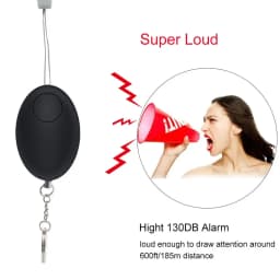 Cheap Self Defense Alarm 120dB Egg Shape Girl Women Protect Security Alert Personal Scream Safety Loud Keychain Emergency Alarm