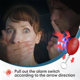 Cheap Self Defense Alarm 120dB Egg Shape Girl Women Protect Security Alert Personal Scream Safety Loud Keychain Emergency Alarm