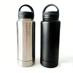 Diversion Safe Stainless Steel Water Bottle with Independent Safety Box at Bottom for Secure Storage