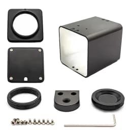 Mini Metal Shells For CCTV IP Camera C/CS Mount Camera Housing With M12 Adapter Camera Stand For 38x38mm Size Camera PCB Module