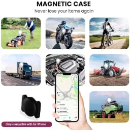 Vivilife 4PCS Location Tracking Smart Tag for Apple Find My Bag Finder Tracker Kits With Strong Magnetic Suction Silicone Shell