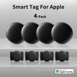 Vivilife 4PCS Location Tracking Smart Tag for Apple Find My Bag Finder Tracker Kits With Strong Magnetic Suction Silicone Shell