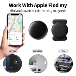 Vivilife 4PCS Location Tracking Smart Tag for Apple Find My Bag Finder Tracker Kits With Strong Magnetic Suction Silicone Shell