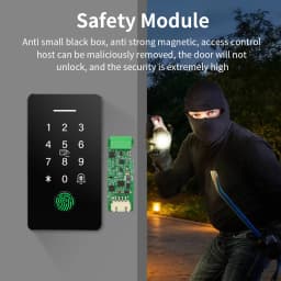 SR1055 NFC TTLOCK Embedded IP67 Fingerprint 13.56Mhz Keypad Door Lock Self Defense Safe Home Access Control Kit Smart Door lock