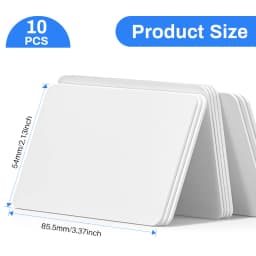 10PCS Rewritable RFID 13.56MHz CUID UID Blank Card Clone Card Copyable Changeable Smart IC S50 Card Duplicator White Cards