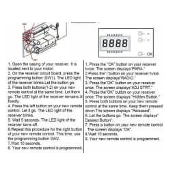 Remote Control MITTO 2 4 KLEIO B RCA 02 04 TRC1 TRC2 TRC4 Garage Door Opener 433.92MHz Transmitter