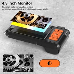 Industrial Endoscope 4.3'' Screen Single Dual Lens 2M-100M Automotive Endoscopy Inspection Borescope Waterproof Plumbing Camera