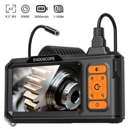 Industrial Endoscope 4.3'' Screen Single Dual Lens 2M-100M Automotive Endoscopy Inspection Borescope Waterproof Plumbing Camera