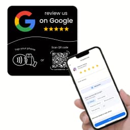 1PCS 13.56mhz Nfc 215 programmable QR code Google Review Card Nfc For Google Comment Review Tap Cards