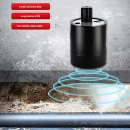 Water Mains Leak Detector Underground Mains Leak Monitor Water Mains Leak Detector kit Sound Detection for Indoor and Outdoor