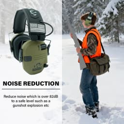 Shooting Hunting Electronic Earmuffs Active Noise Cancelling Protect Hearing Tactical Headset NRR22 EMI Filtering Sound Amplify