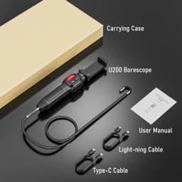 Articulated Boroscope Video Channel Endoscopic Inspection Endoscope Camera Head 3.9/6mm For Automotive Inspections With ISO Andr