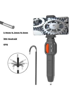 Articulated Boroscope Video Channel Endoscopic Inspection Endoscope Camera Head 3.9/6mm For Automotive Inspections With ISO Andr