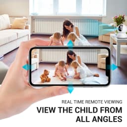 Blurams Indoor Security Camera 4MP, One-Click Call ,Two-way call, 2.4G & 5G WiFi,Home Security Camera for Dog/Baby Monitor/Elder