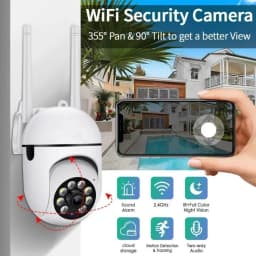 8MP Wireless Security Surveillance Camera Wifi IP Outdoor 4X Zoom Cameras Smart Home CCTV AI Human Tracking Two-way Audio HD Cam