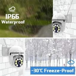 8MP Wireless Security Surveillance Camera Wifi IP Outdoor 4X Zoom Cameras Smart Home CCTV AI Human Tracking Two-way Audio HD Cam