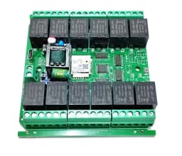 work with Tuya wifi or zigbee 8 channels Relay Switch Module with digital inputs Smart Home Remote Control board controller card