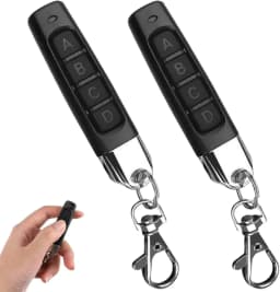 Remote Control 433MHz Car Key Garage Door Gate Opener Remote Control Duplicator Clone Cloning Code 4-Button Transmitter