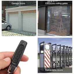 Remote Control 433MHz Car Key Garage Door Gate Opener Remote Control Duplicator Clone Cloning Code 4-Button Transmitter