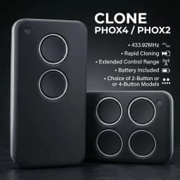 Clone PHOENIX 2 4 PHOX4/2 Remote Control 433.92MHz Handheld Transmitter for TXC TRC TSC4 HANDY Garage Door Opener Duplicator