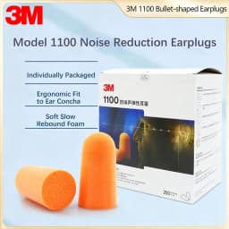 3M 1100 Earplugs offer great noise reduction for students factory workers and daily sleep ideal pick for all side sleepers