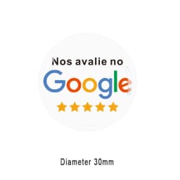 French Germany English Portuguese Spanish Writing NFC Epoxy Stickers for Google Review Social Media Links Digital Business