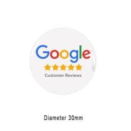French Germany English Portuguese Spanish Writing NFC Epoxy Stickers for Google Review Social Media Links Digital Business
