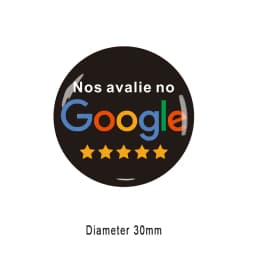 French Germany English Portuguese Spanish Writing NFC Epoxy Stickers for Google Review Social Media Links Digital Business