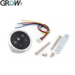 GROW FP002 UART Interface Double Lens Facial Recognition Module With Palm Vein Function IR Induction DC 4.5-12V Low Consumption