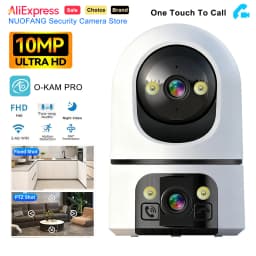 5K 10MP WiFi Home Security Camera Indoor Auto Tracking Video Call Baby Monitor 2-Way Audio Night Vision Pet Dog CCTV Camera