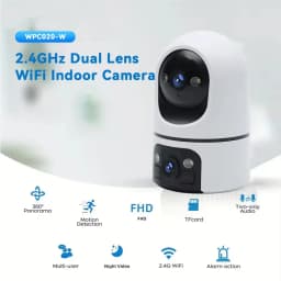 5K 10MP WiFi Home Security Camera Indoor Auto Tracking Video Call Baby Monitor 2-Way Audio Night Vision Pet Dog CCTV Camera