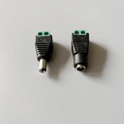 DC Power Jack Plug Adapter Barrel Connector Male Female 5.5*2.1 DC BNC RCA Plug Terminal AV Plug Socket Cable Adapter