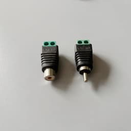 DC Power Jack Plug Adapter Barrel Connector Male Female 5.5*2.1 DC BNC RCA Plug Terminal AV Plug Socket Cable Adapter