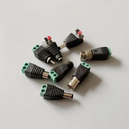 DC Power Jack Plug Adapter Barrel Connector Male Female 5.5*2.1 DC BNC RCA Plug Terminal AV Plug Socket Cable Adapter