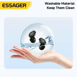 Essager Silicone EarPlugs for Sleeping Noise Cancelling Reusable Ear Plug Hearing Protection Ear Plugs for Study Work Sleep