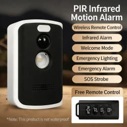 Outdoor Tent Anti-Wolf and Anti-Theft Alarm, Camping Security Electronic Sentinel, Remote Control Infrared Human Body Sensor