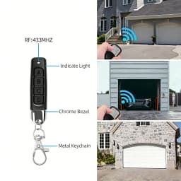 433MHZ 433.92mhz Wireless Remote Control Garage Door Opener Remote Control Duplicator Clone Learning Rolling Code
