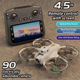 Hot New ES800PRO Brushless RC Drones 4.3-inch Screen Remote Control Professional 8K HD Dual Camera FPV UAV Helicopter Boy Toy