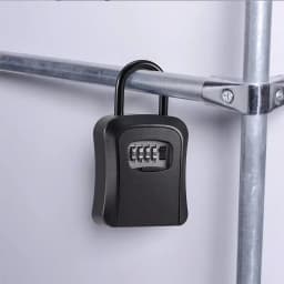 Key Lock Box Portable Combination Lockbox Wall-Mounted Key Storage Box For House Keys Safe Security Lock Mounted Key Storage Box