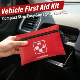 57-Piece First Aid Kit Mini Outdoor Survival Gear for Camping, Travel, Car, Office, Home Emergency & IFAK Medical Bag